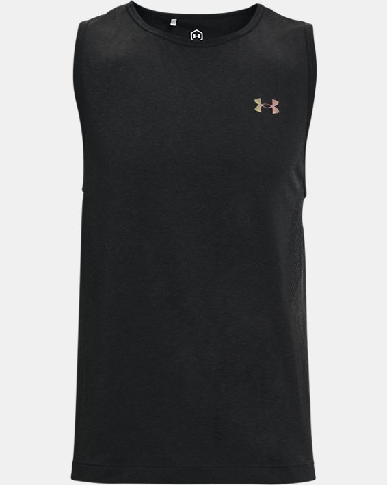 เสื้อแขนกุด UA RUSH™ Seamless สำหรับผู้ชาย, Black, pdpMainDesktop image number 5